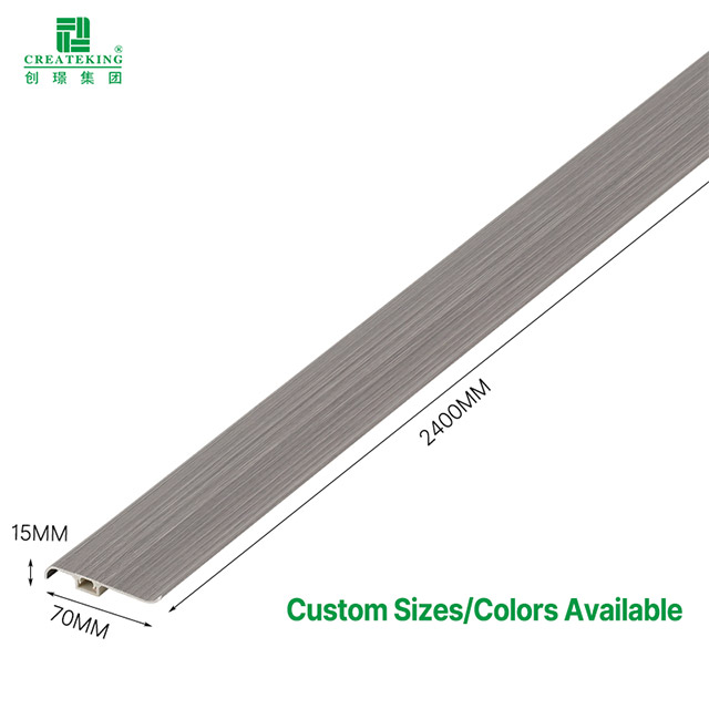 70*15mm PVC Floor Skirting with Accessories