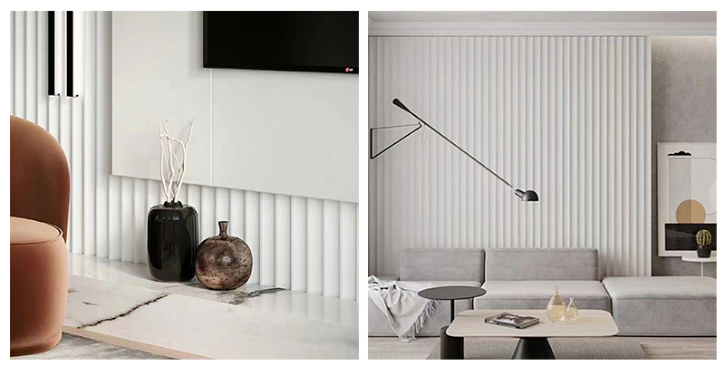 128*15mm Wave-shaped Inner Arc Fluted Wall Panels