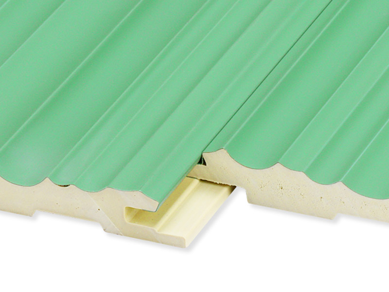 solid wave-shaped fluted wall panels 