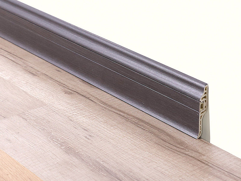 78*17mm PVC Lambs Tongue Hidden Nail Skirting Board