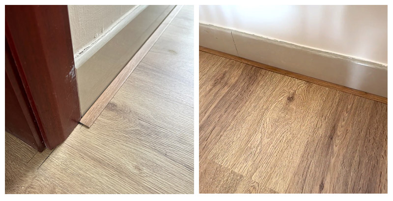 L-shaped SPC Floor Edging Trims