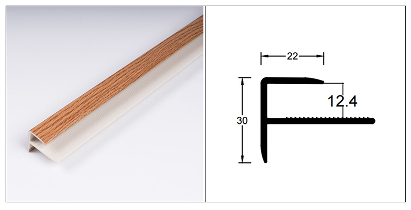 22*30 F-shaped Stair-nosing Strips