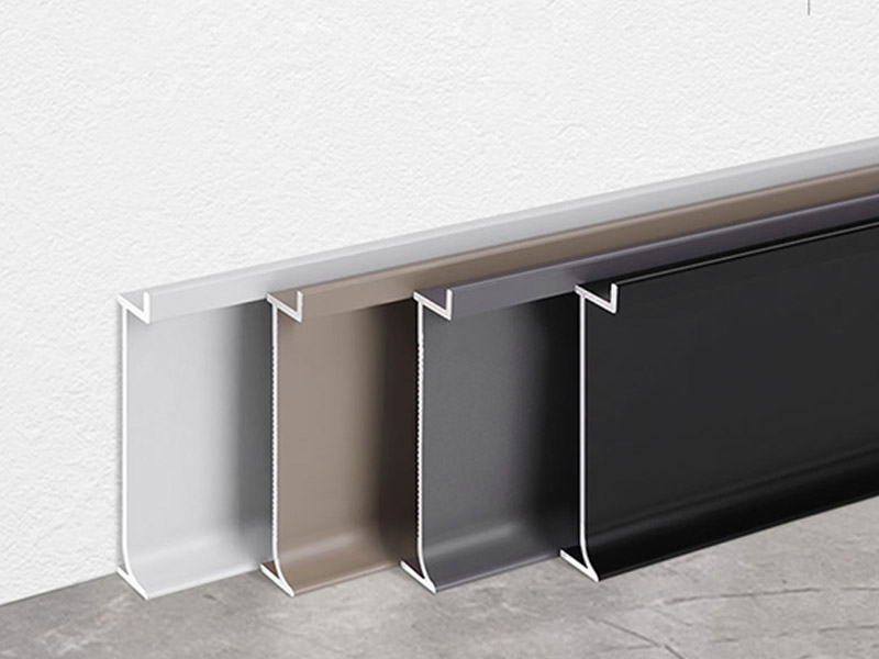 50*12 Recessed Aluminium Skirting