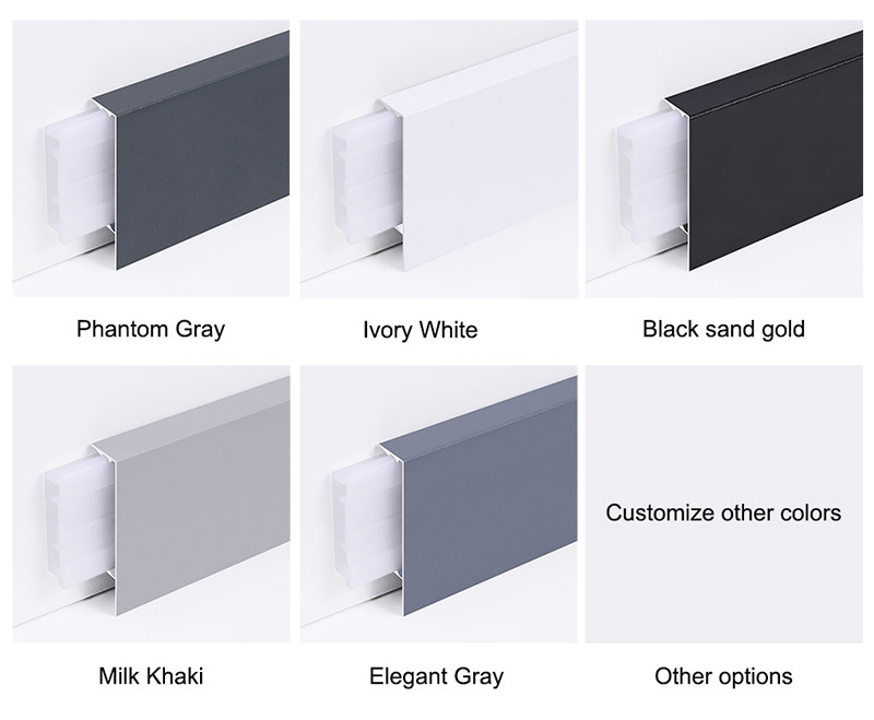50*11.5mm Aluminium Alloy Baseboard