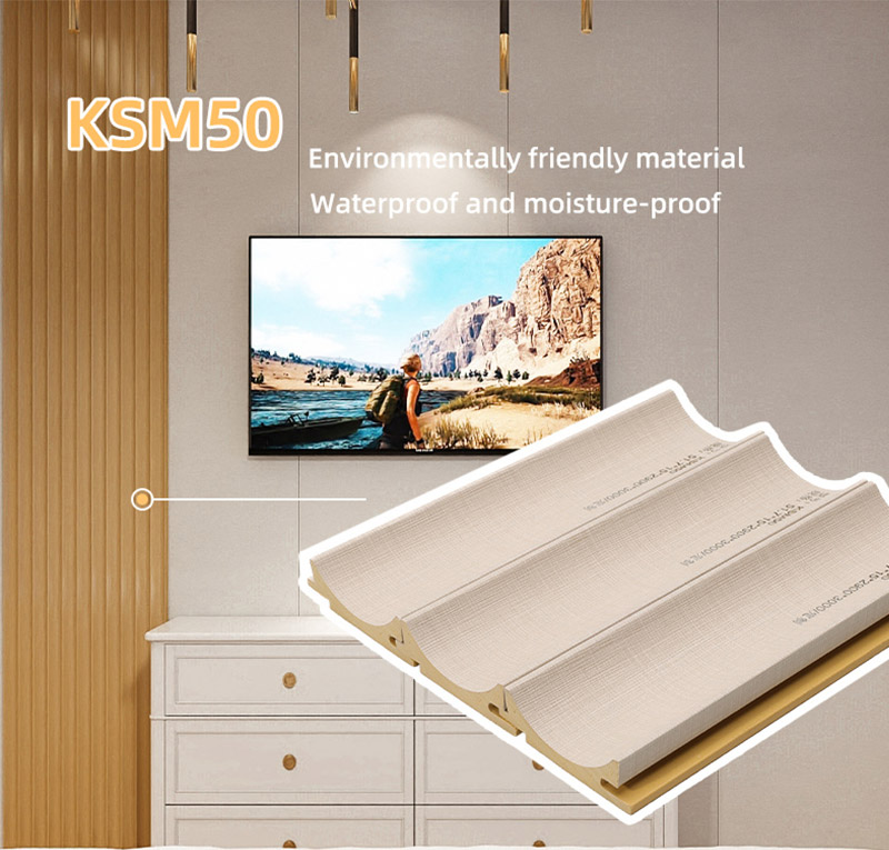 51.7*15mm Inner Arc PVC Fluted Wall Panels