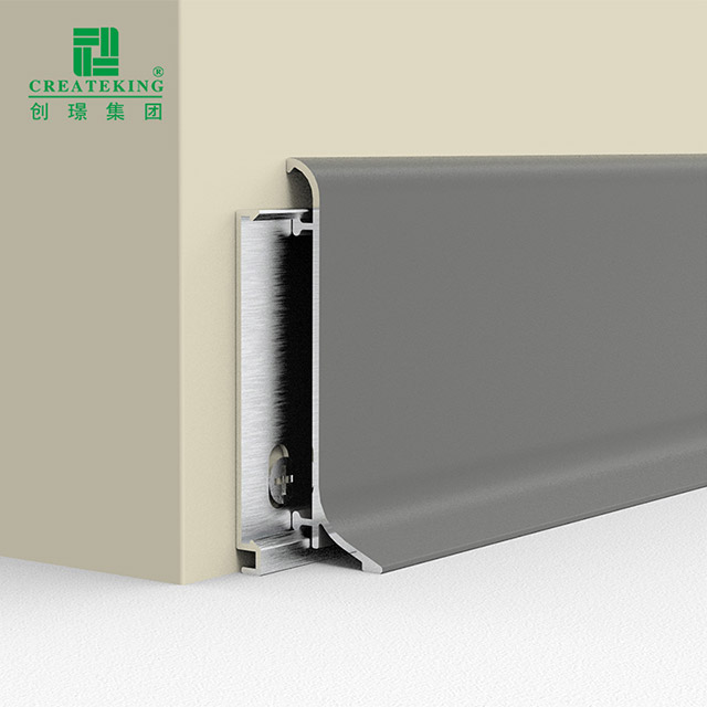 50*14.6mm Aluminum Alloy Skirting Board