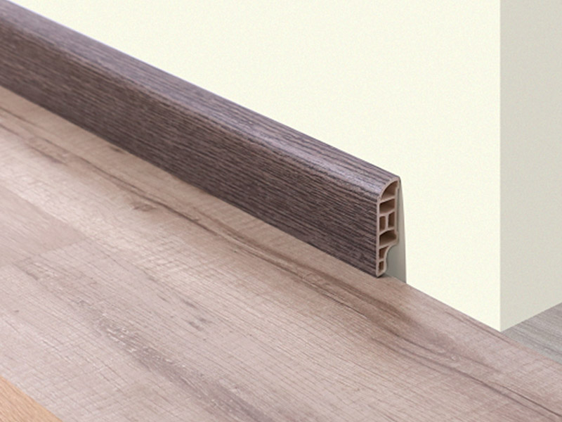 50*15mm Wood-grain SPC Skirting Boards