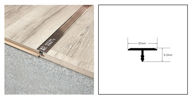 T-shaped Aluminum Trim