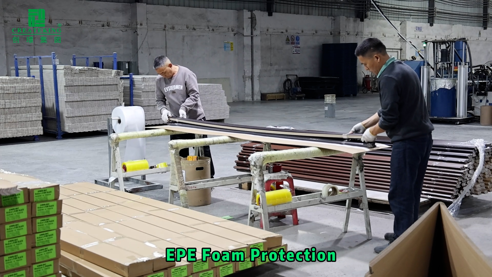 PVC flooring profile production video
