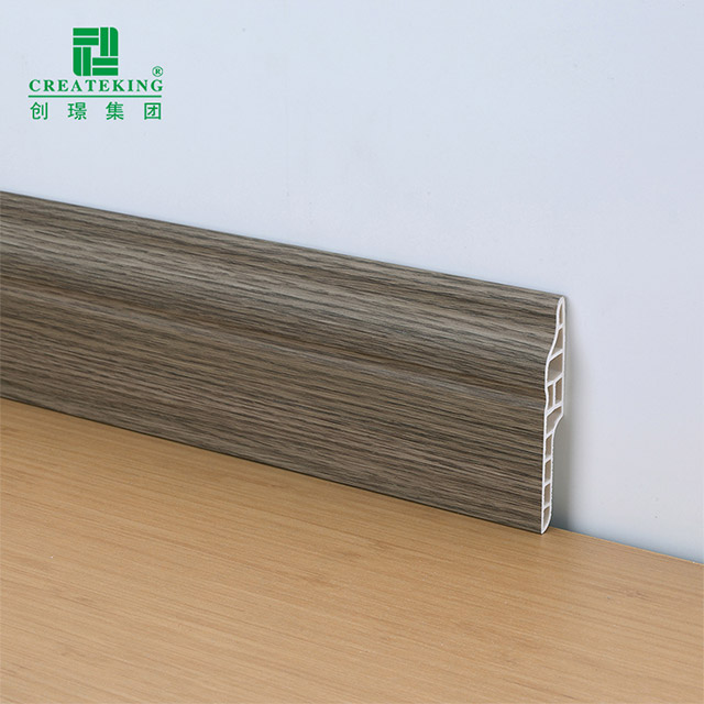 70*12mm PVC Floor Skirting for SPC Flooring
