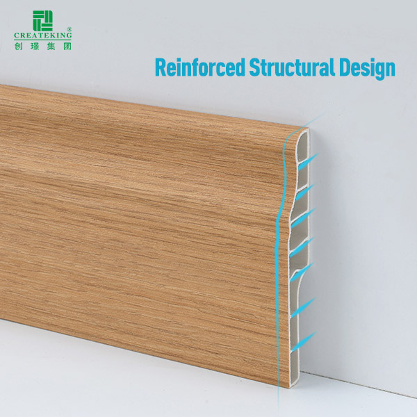 90*14mm SPC Skirting Profile