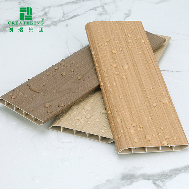 100*12mm PVC Hollow Baseboard