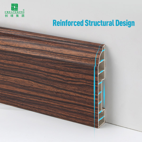 80*14mm SPC Skirting Strip