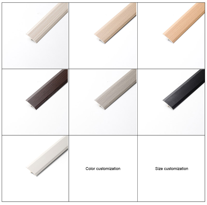 40*12.6mm T-shaped PVC Flooring Transition Strips