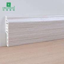 80*14mm PVC Lamb's Tongue Skirting Board