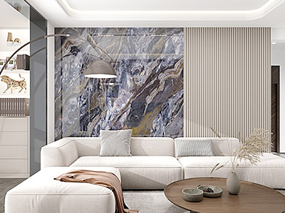 1220mm width imitation marble wall panel