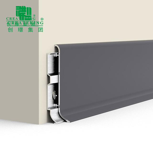 60*14.6mm Aluminum Alloy Skirting Board