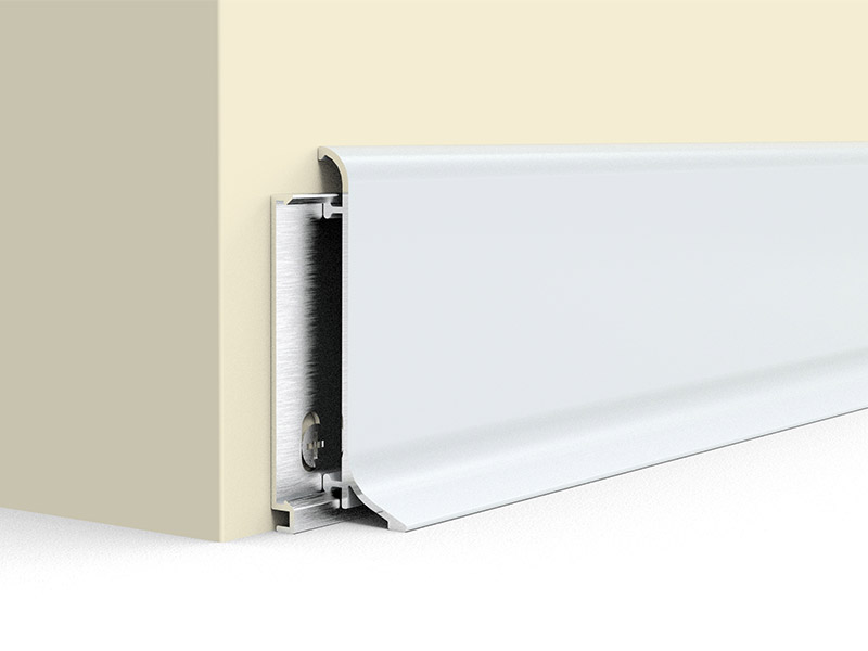 50*14.6mm Aluminum Alloy Skirting Board