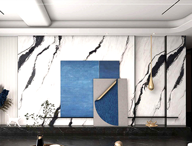 1220mm width imitation marble wall panel