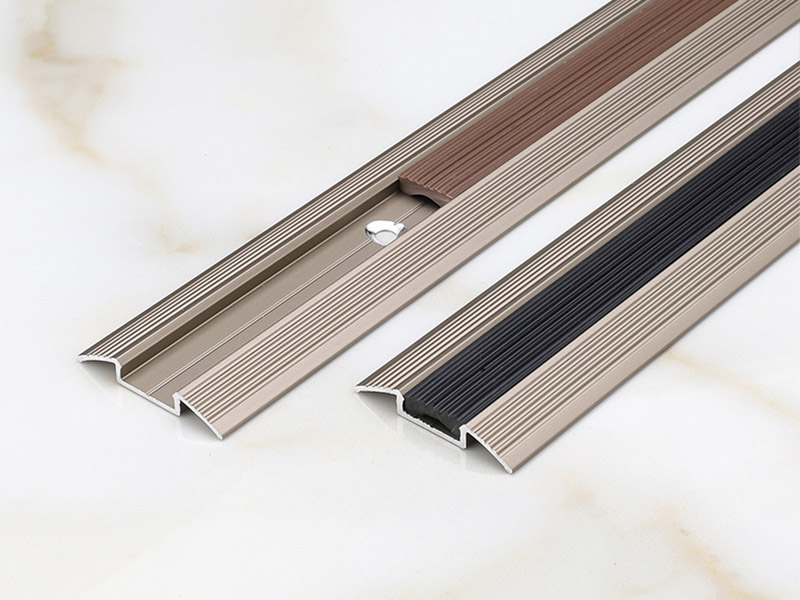  Aluminum Anti-slip Threshold Bar With Rubber Insert