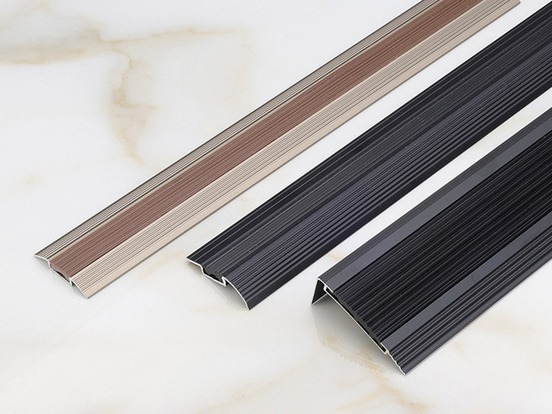 Stair Edge Nosing Trim With Rubber Insert