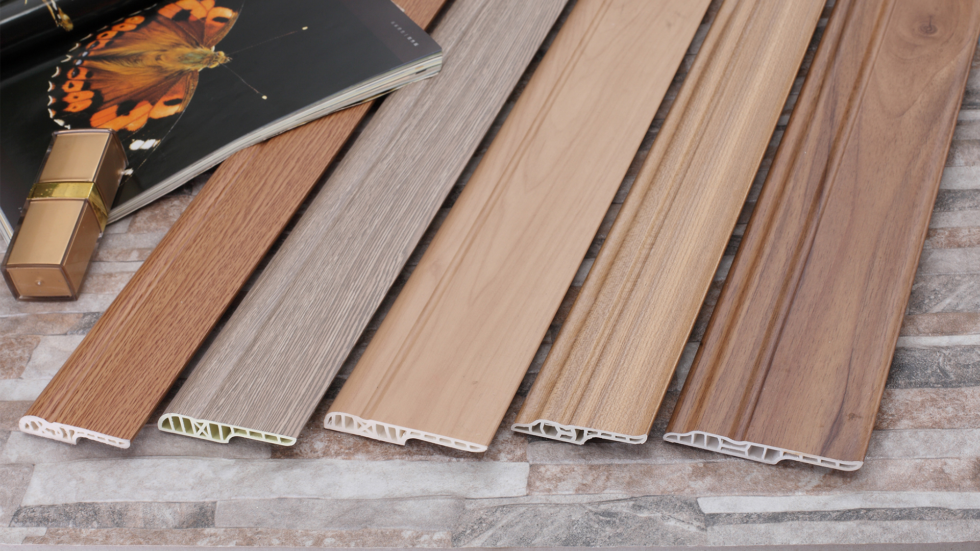 The detailed descriptions of each step involved in the production process of PVC Skirting Board