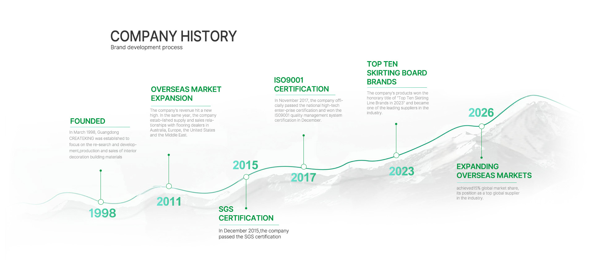 company profile发展历史