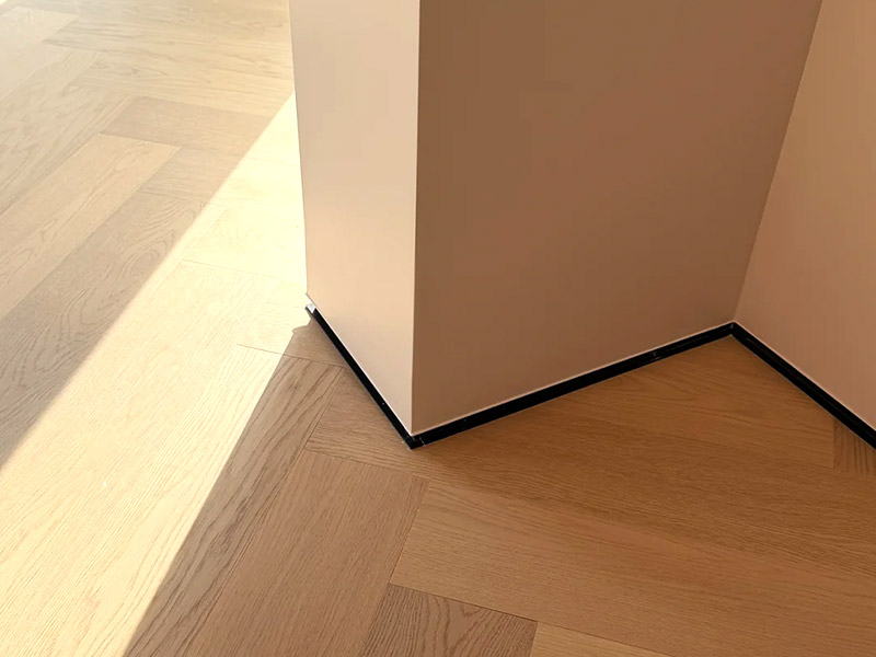 Install Recessed Skirting