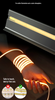 Flexible Skirting Board LED PVC WPC Wall Decor Strip Self Adhesive for DIY Home Decoration