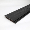 MCharcoal black WPC decking around infinity pool edgea