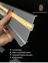 Flexible LED Aluminum Skirting Board for Curved Walls