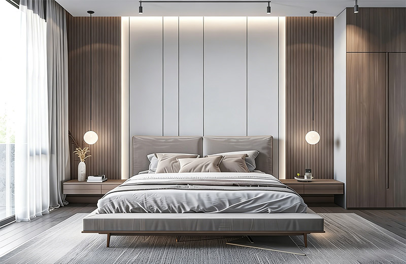bedroom panelling