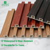 Waterproof PVC fluted wall panels main product display